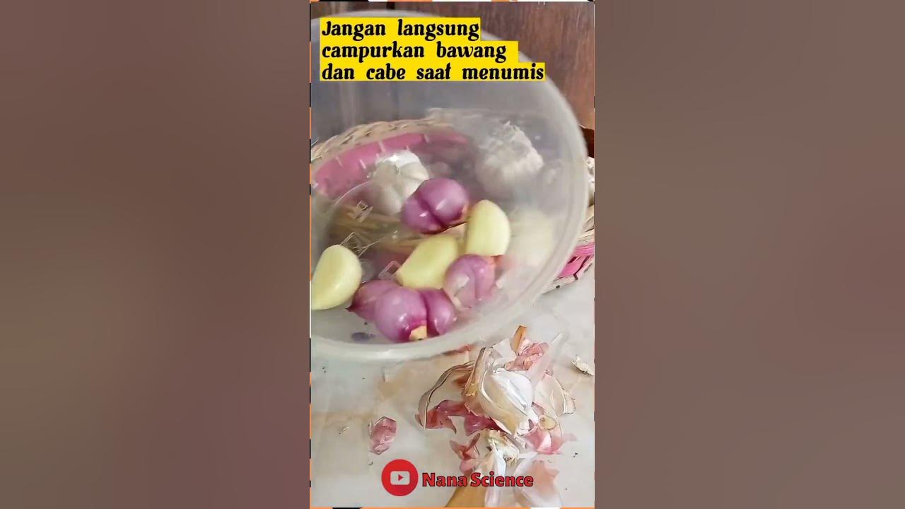 fakta sains | cara tumis bumbu ala restoran #shorts