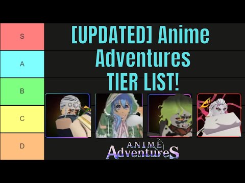 NEW Update 6.5 Anime Adventures Tier List * Who You Should