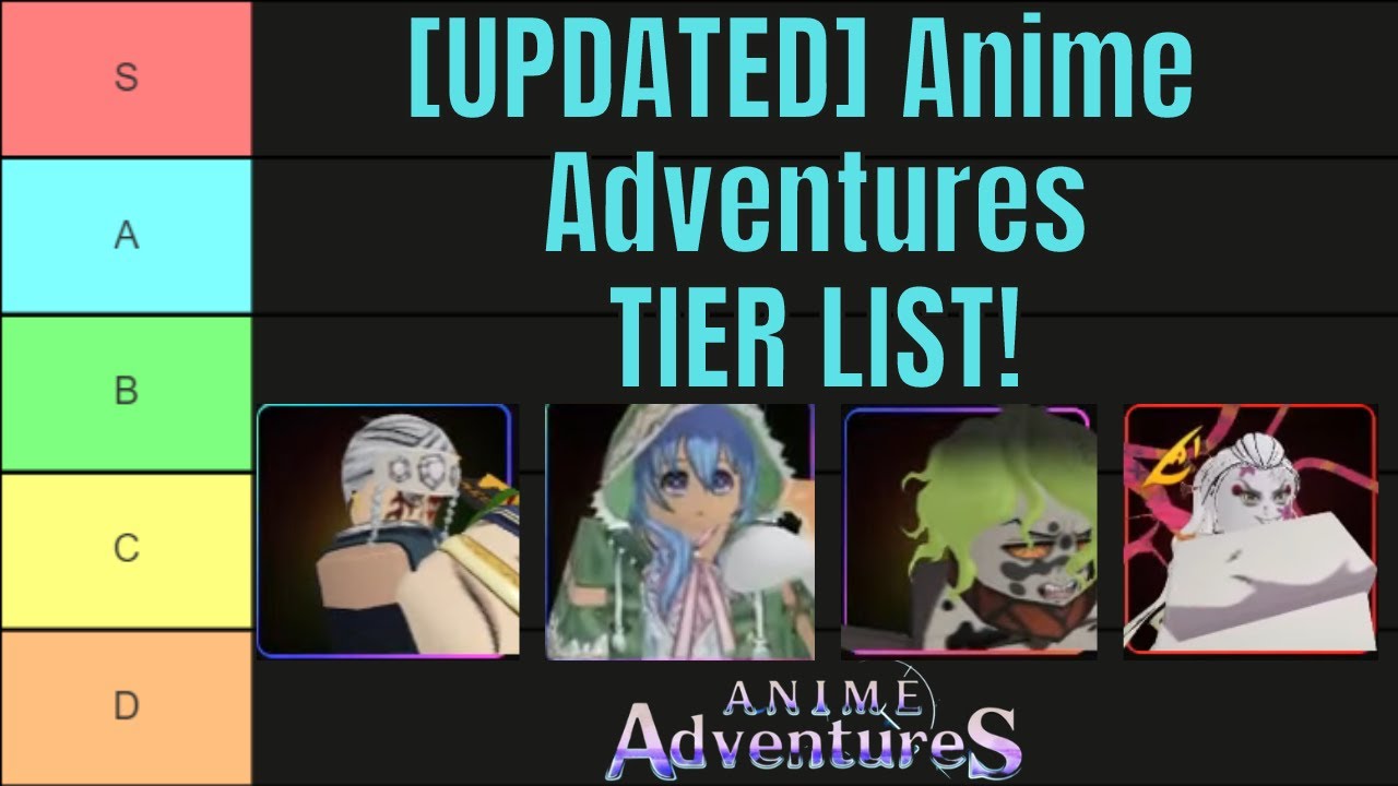 UPDATED] The ULTIMATE Anime Adventures TIER LIST! 