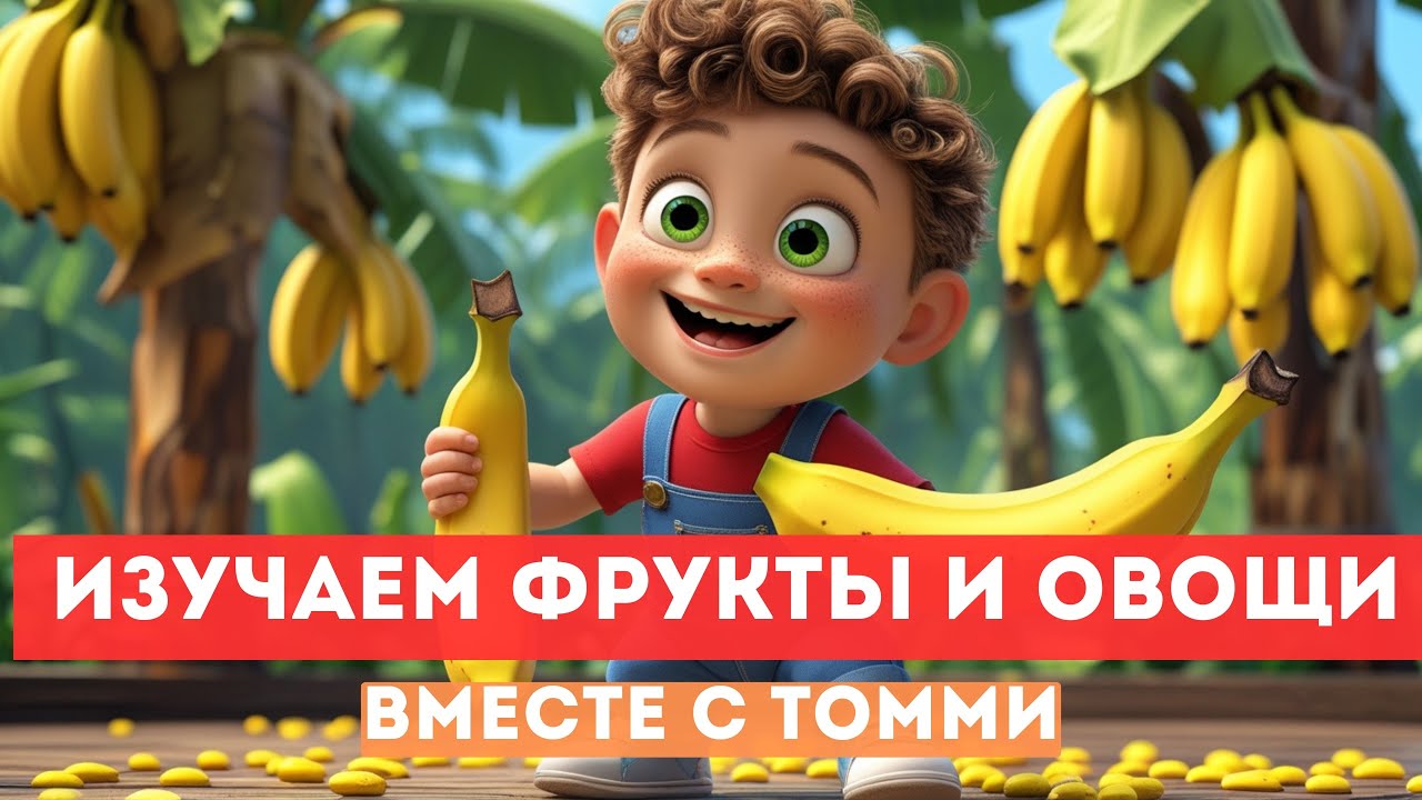 УЧИМ ФРУКТЫ И ОВОЩИ с ТОММИ! Весело и познавательно | МУЛЬТФИЛЬМ ДЛЯ ...