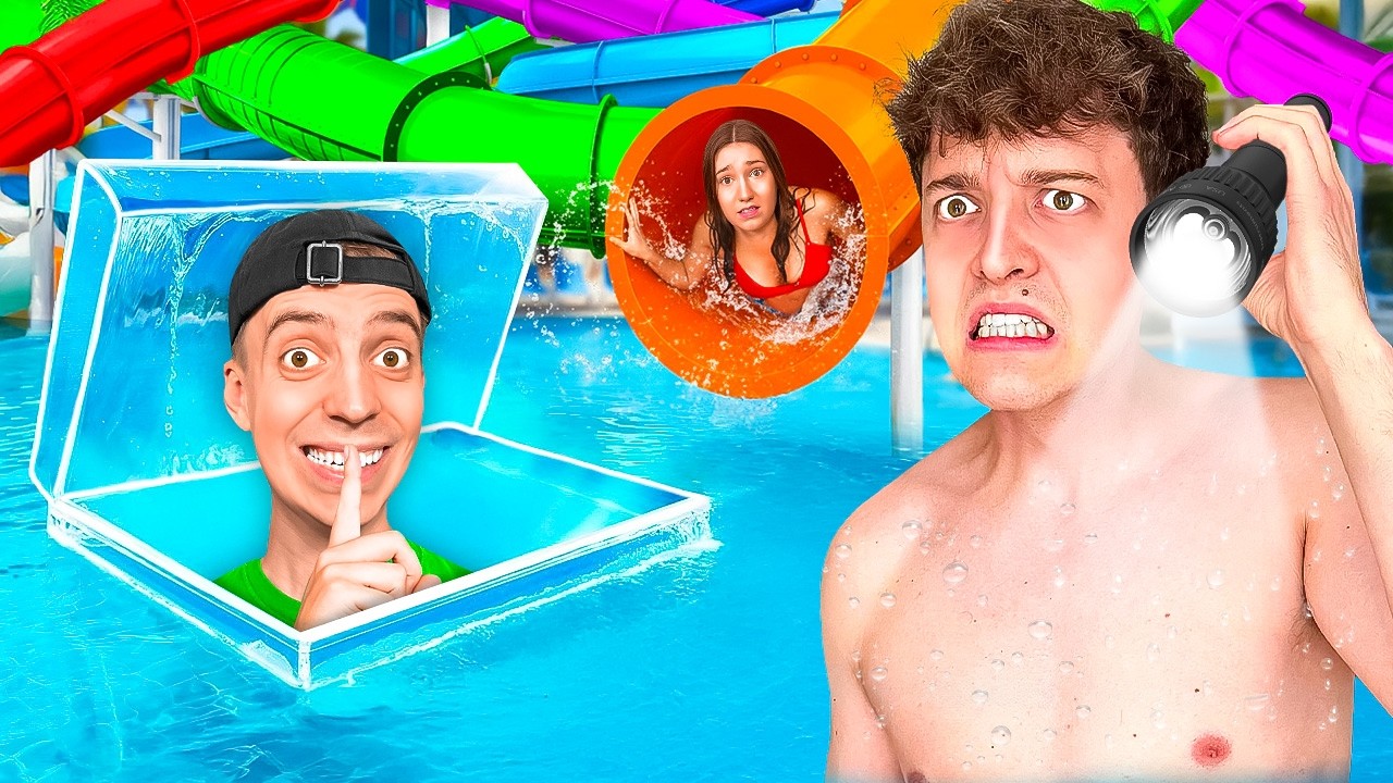 10.000€ EXTREM Hide and Seek in XXL WASSER PARK!