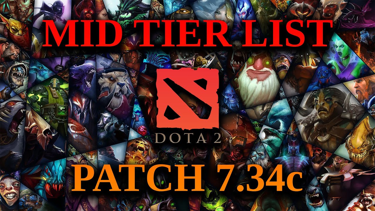 Dota 2 News : Top 5 mid heroes in pubs from the first month of Dota 2 patch  7.34