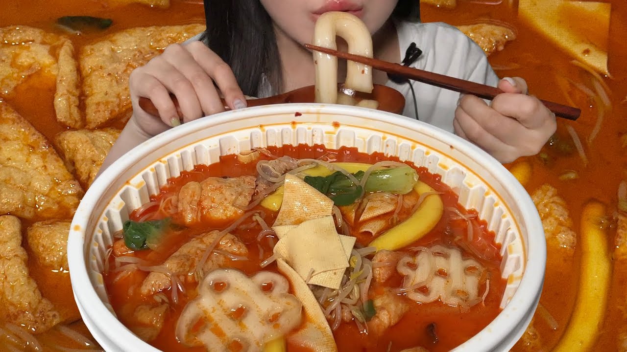 쿨타임 돌았수다🔥 마라탕 먹방 Spicy malatang asmr mukbang