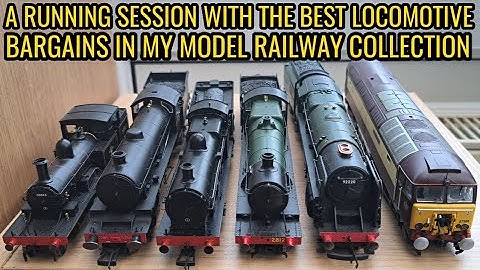 Model Railway Running Session - A Running Session With My BEST BARGAIN Locomotives