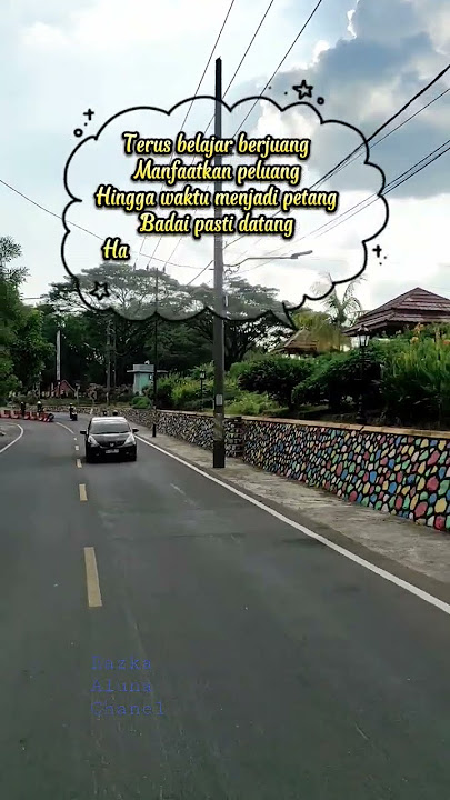 Jalan Sore di Pinggir Kota, story wa
