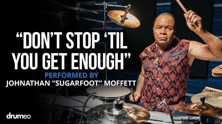 Don't Stop 'Til You Get Enough Drums version - Drums performance video thumbnail