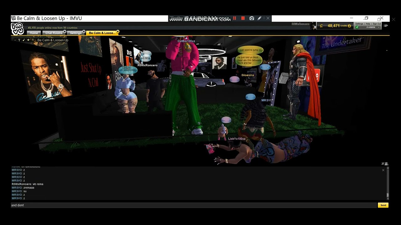 MRSVO vs LickYx100xz 1V1 CAT FIGHT IMVU STOMP