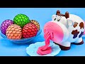 Satisfying Video | How To Make Noodles with Machine Dairy Cow & Stress Balls Cutting ASMR | Zon Zon