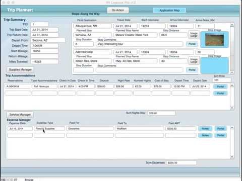 RV Logbook Pro v13: Expense Manager Portal