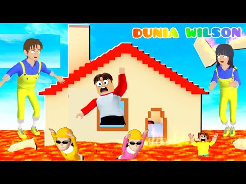 Yuta Mio Terjebak Floor Is Lava Di Markas Zombie 😱😭 Main Game ROBLOX