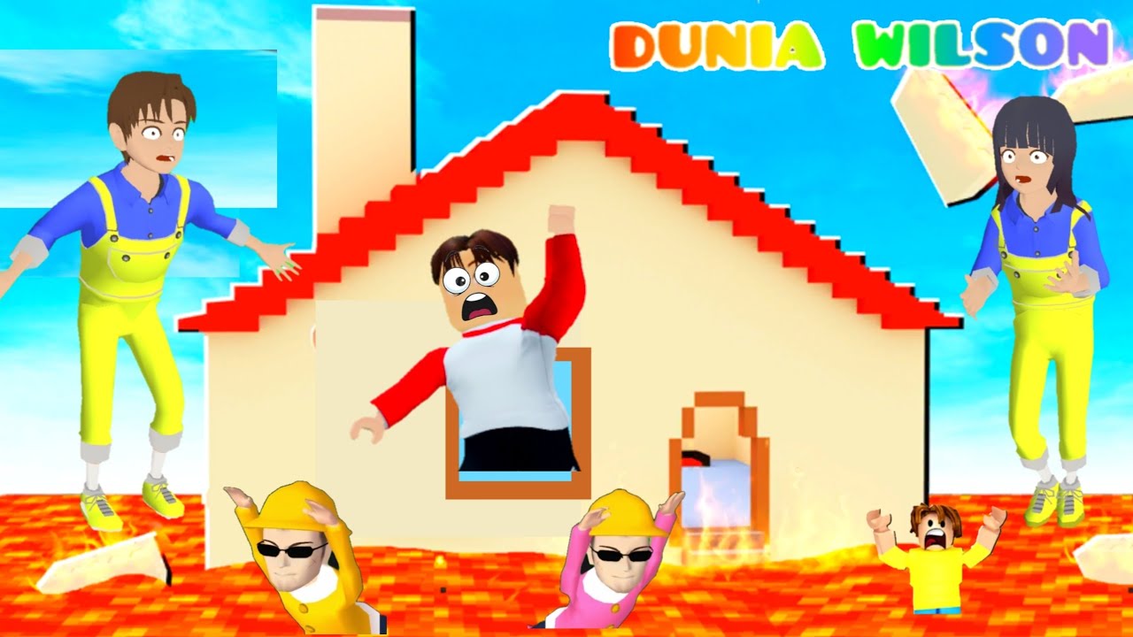 Yuta Mio Terjebak Floor Is Lava Di Markas Zombie 😱😭 Main Game ROBLOX