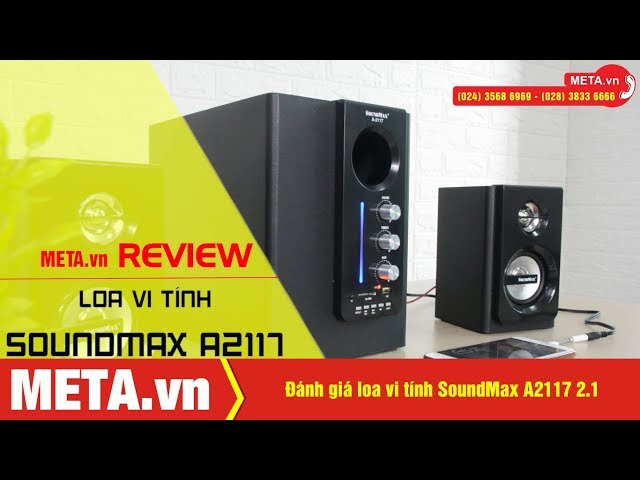 Đánh giá loa vi tính SoundMax A2117 2.1 | META.vn