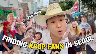 Celebrity Finding K-Pop Fans in Seoul | K-Pop Street Interview Net Worth