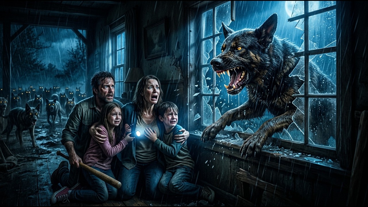 Family Ko Gherkar Kiya Deadly Attack 😨 | The Pack |  New Hollywood Movie in Hindi | The Pack 🐺🔥