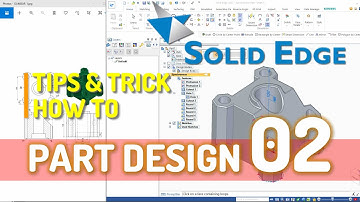 Exercise 02 Solid Edge Part Design Tutorial For Beginner