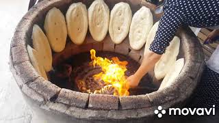 Хлеб в тандыре село Ташкапур