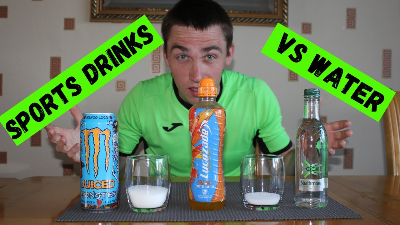 Sports drinks vs Water YouTube