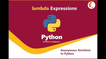 Python Tutorial [Full Course]. Lambda Expressions in Python  along with (zip, map & filter)  part 22