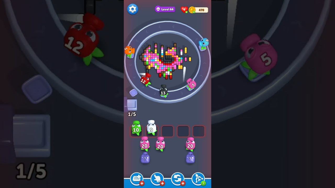 Color Blast Block Shooter level 44 gameplay walk through solution||Only Gamer