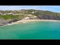 Arrifana beach surf aerial view  aljezur  algarve