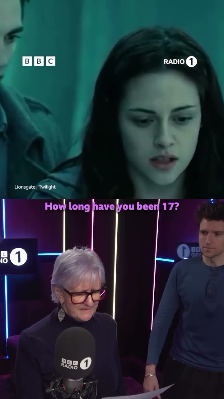 Linda from The Traitors and Greg James recreate Twilight on the Radio 1 Breakfast Show!