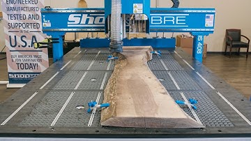 ShopSabre - Slab Flattening Project with IS Series 408 Router