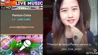 Pantun cinta karaoke duet smule tanpa vokal cowok