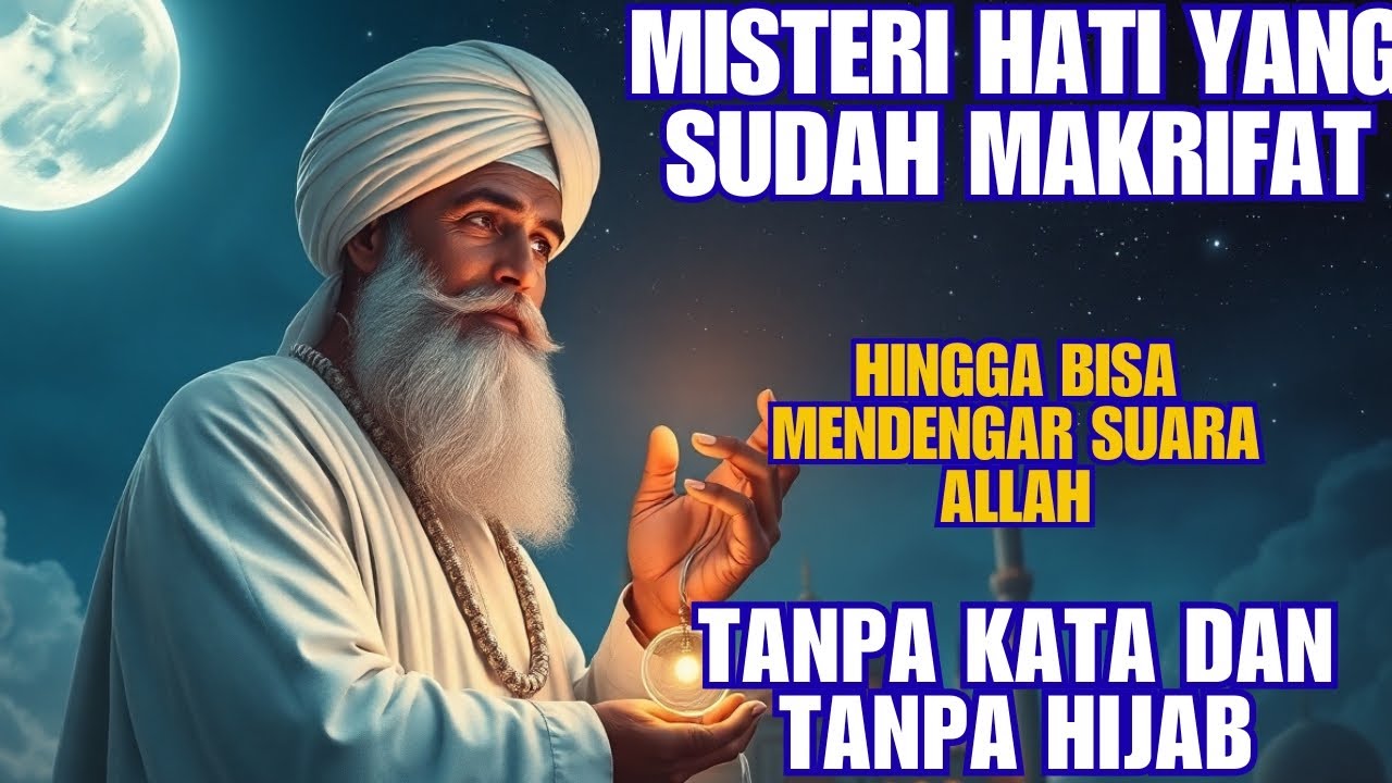 Misteri Hati yang Sudah Makrifat Hingga Bisa Mendengar Suara Allah Tanpa Kata dan Tanpa Hijab
