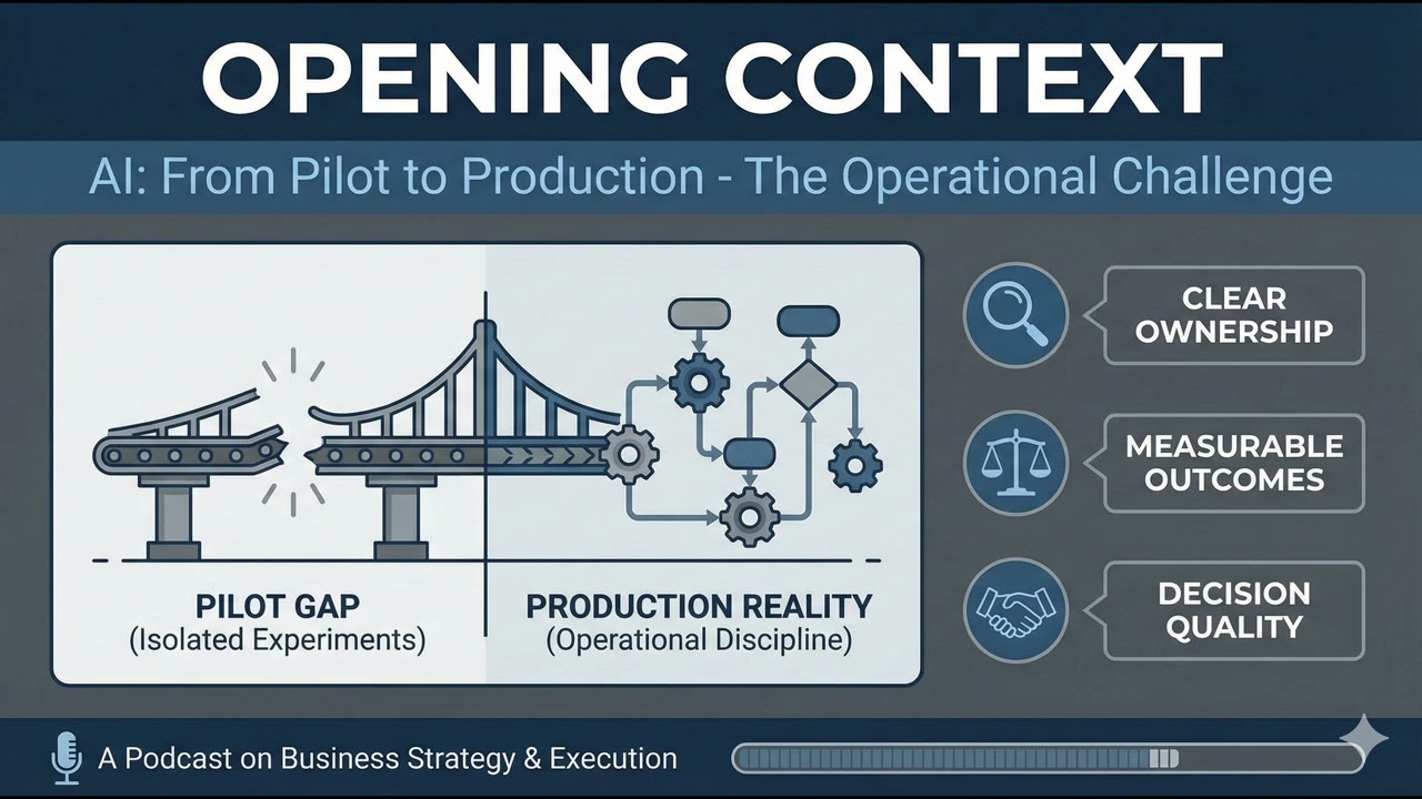 Signal Over Hype | Why AI Initiatives Fail to Reach Production: An Analysis of Operational Risk
