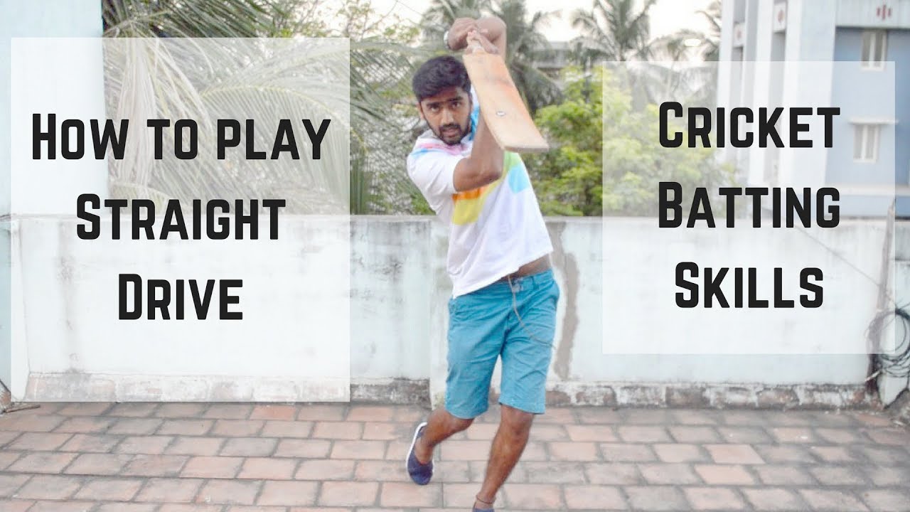 How to play Straight Drive Cricket Batting Tips | | Tamil Cricket ...