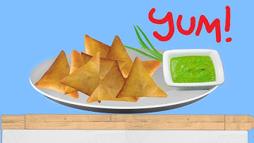 Samosas [Algodoo Kitchen 30]