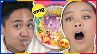 Filipino Aussies Try Each Other's Halo-halo