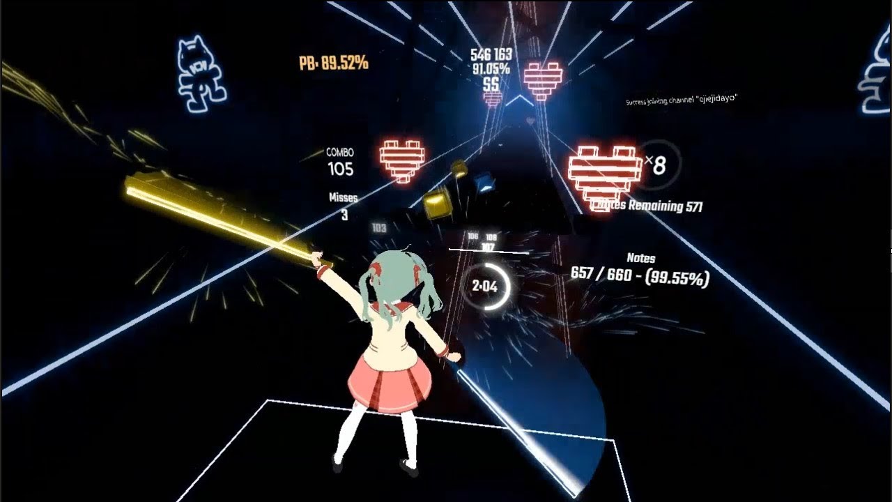 [Beat Saber] Simply Silphy - 1225/1231 - Rank SS (91.19%)