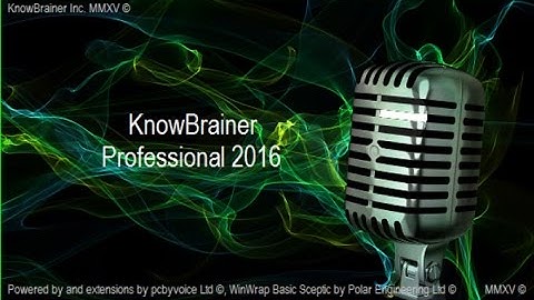 Dragon Professional with KnowBrainer Professional - Automatic VerbalBasic (Verbal Command Toolbox)
