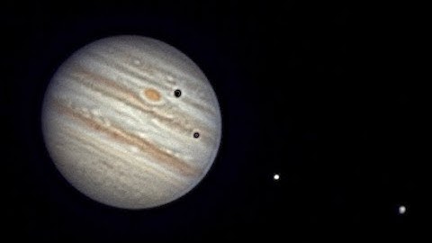 Jupiter - Animation with Io & Ganimedes
