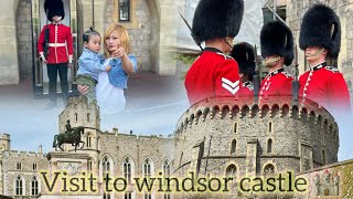 Family visit to Windsor castle UK 🇬🇧 🇬🇧 🏰