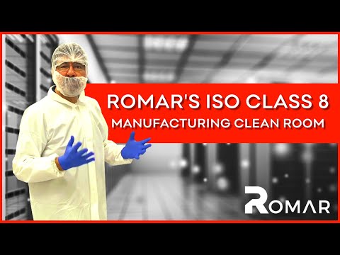 Romar의 ISO 클래스 8 제조 클린룸 Romar 확장 가능한 제조 솔루션 