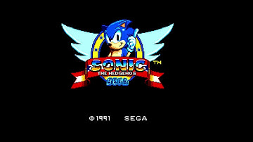Sega Master System - Sonic the Hedgehog