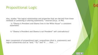 Critical Thinking Lecture: Introduction to Propositional Logic