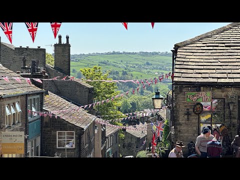 Full Walking Tour of Haworth ~ Picturesque Town in West Yorkshire | 4K HDR With Music