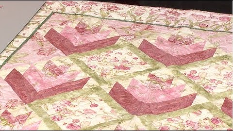 Tulip Log Cabin Patchwork with Valerie Nesbitt (Taster Video)