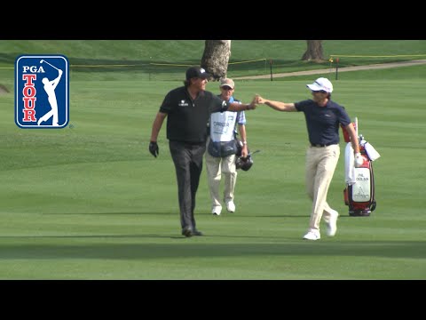 Top hole-outs with backspin on the PGA TOUR