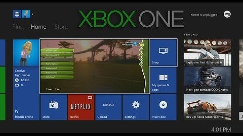 Xbox One UI Overview