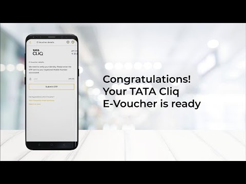 Learn how to use an TATA CLiQ E-Voucher