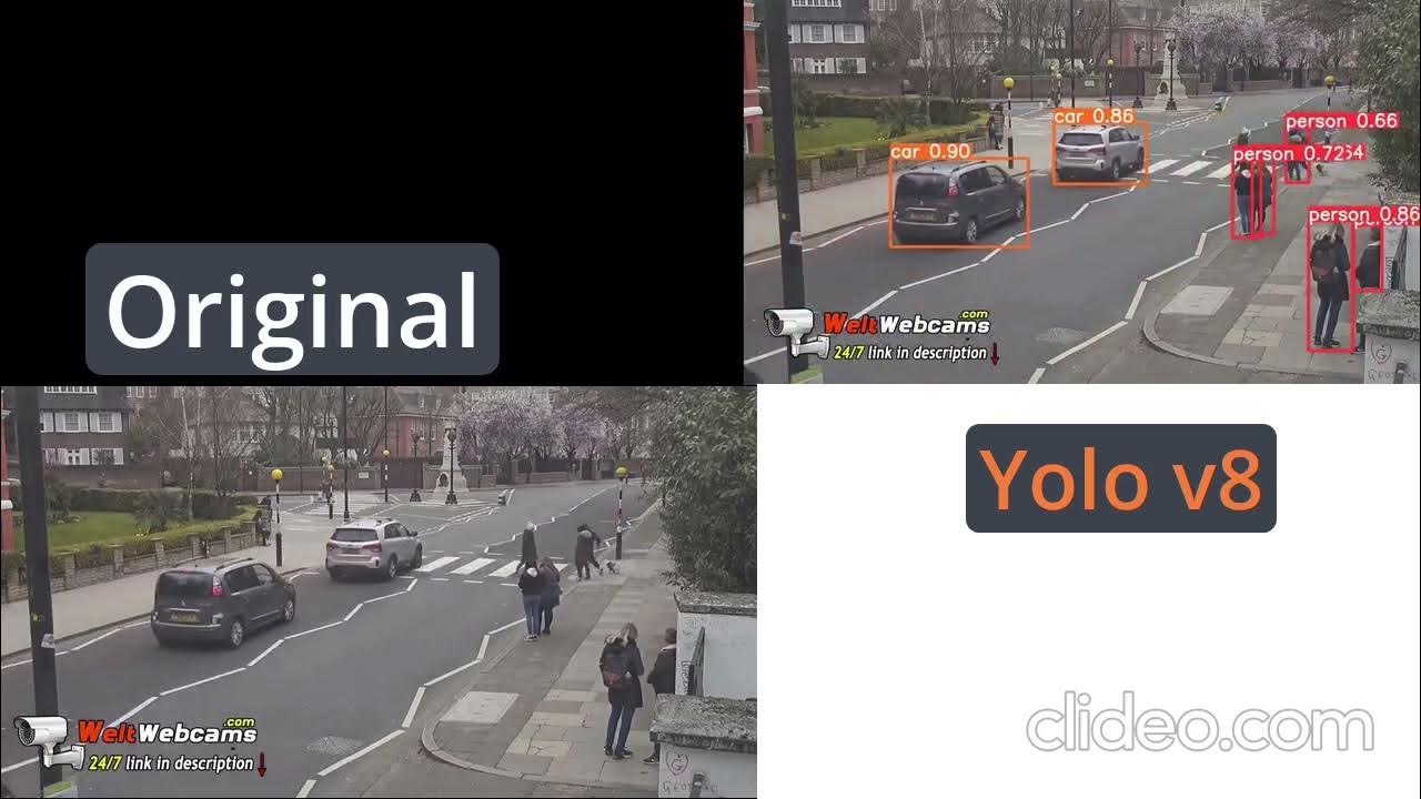 YOLO v8 Object Detection on Video - YouTube