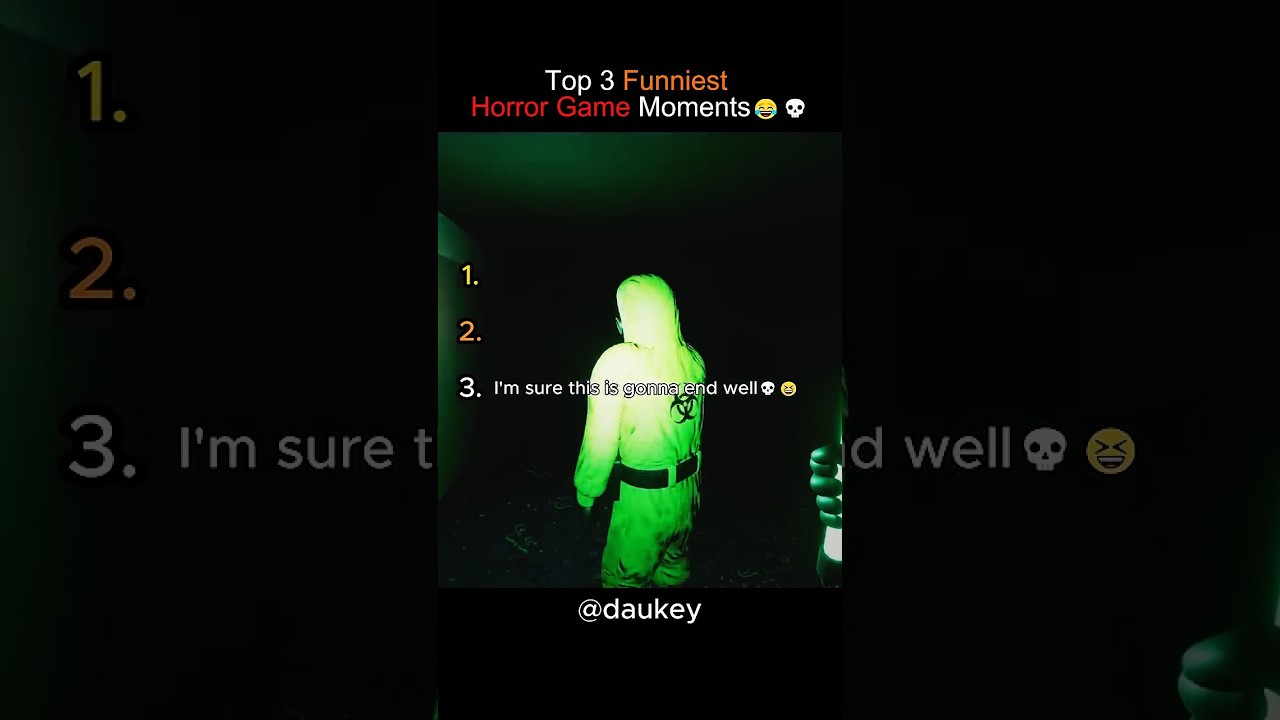Top 3 Funniest Horror Game Moments  