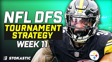 NFL DFS Sims Tournament Strategy Week 11 | NFL DFS Strategy