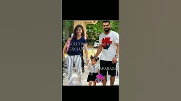 Anushka Sharma daughter vamika first walking in swag with mom Anushka Sharma and virat kholi ❤#virat