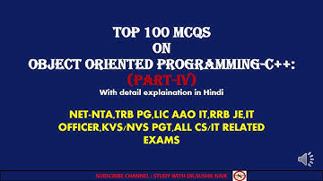 Object oriented programming multiple choice question || oop viva Questions:Set 4
