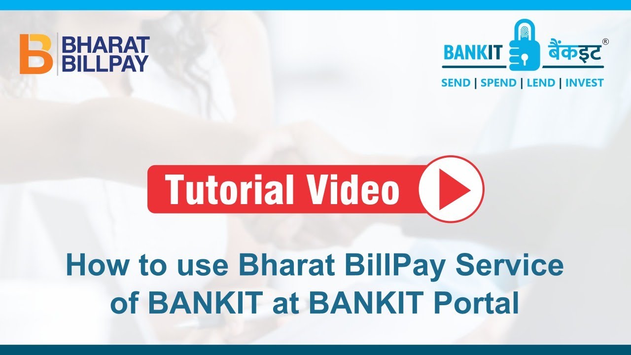 Bharat BillPay How to Pay Bills through BANKIT Portal YouTube